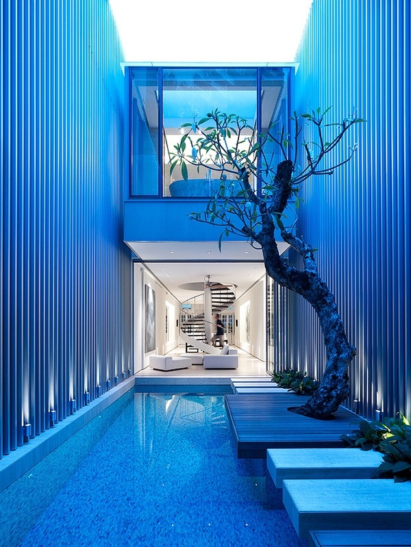 piscina entre tabiques