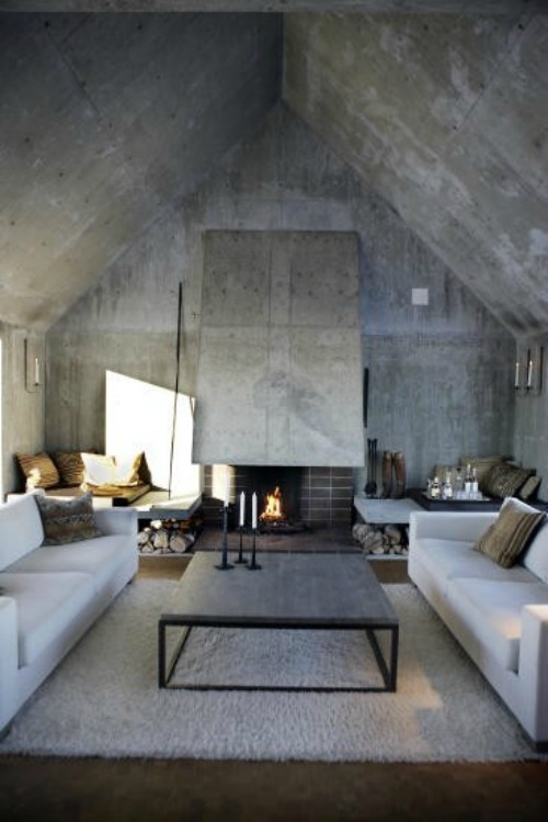 interior de hormigon
