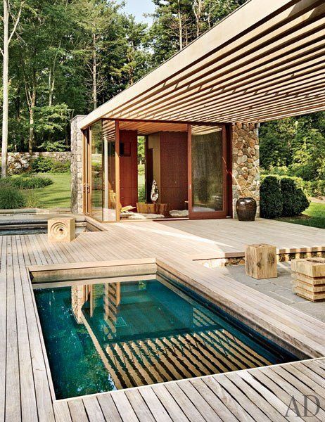 piscina de madera