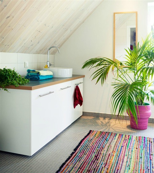 lavabo en buhardilla