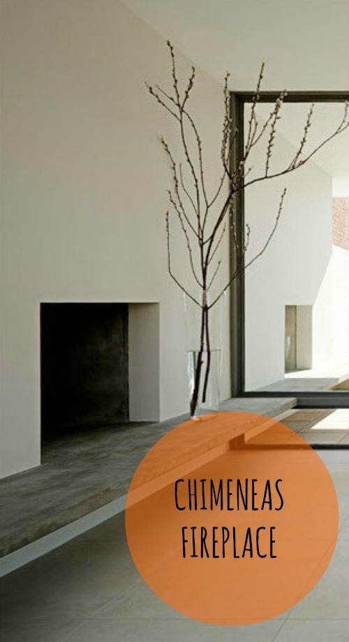 chimenea salon