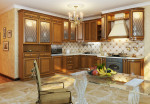 Cocina vintage de madera