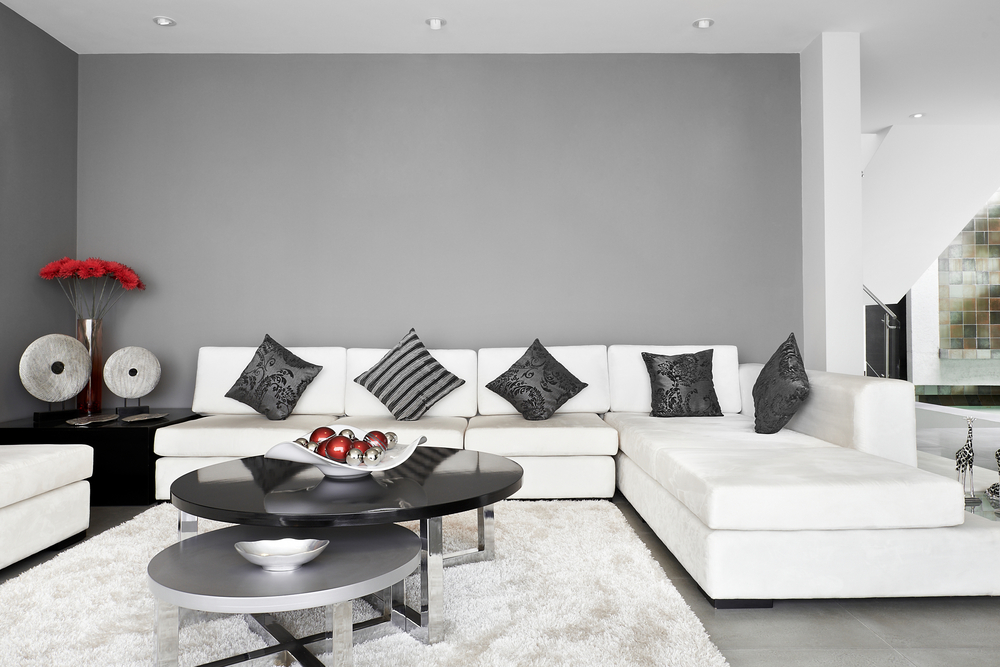 Salón minimalista de tonos grises. Fotos para que te inspires