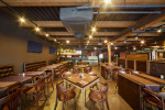 Cafetería de estilo industrial
